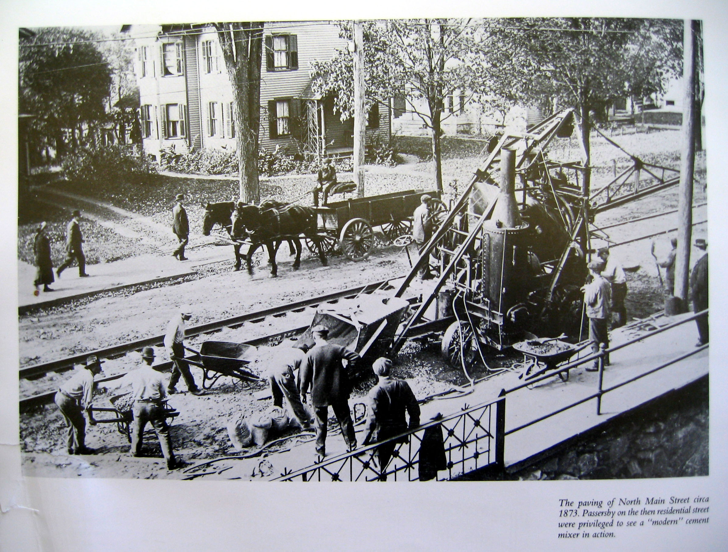 Paving North Main Street 1873